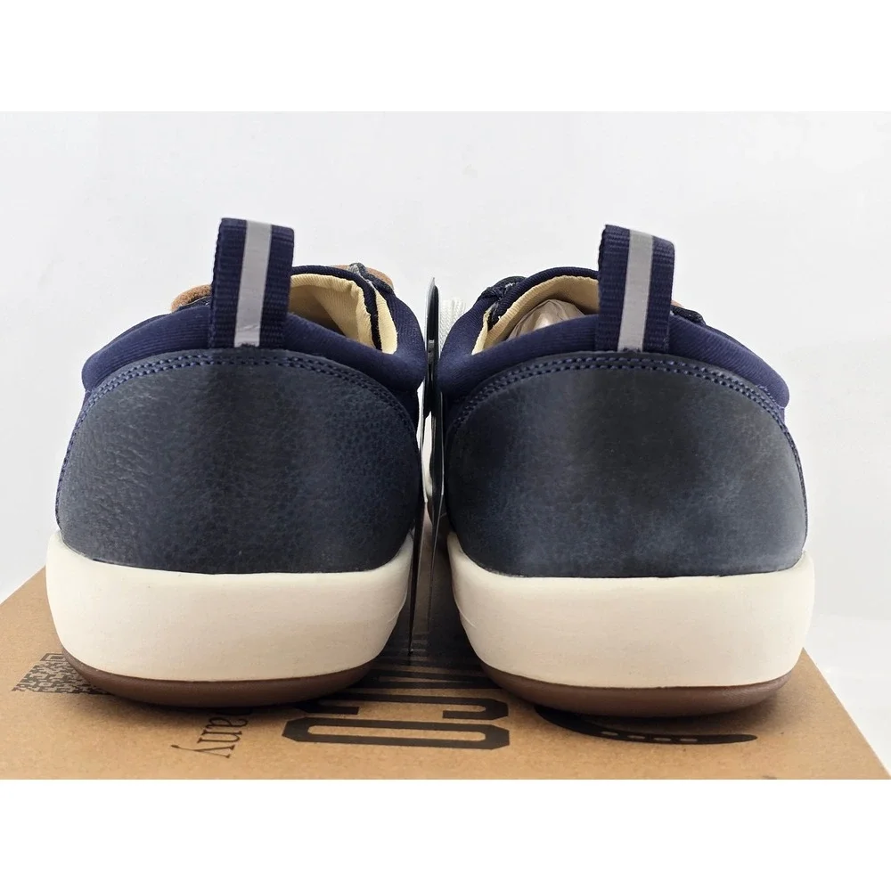 Revitalign Brewster Boat Shoes Men 10.5D Peacoat Blue‎ Canvas Orthotic -New